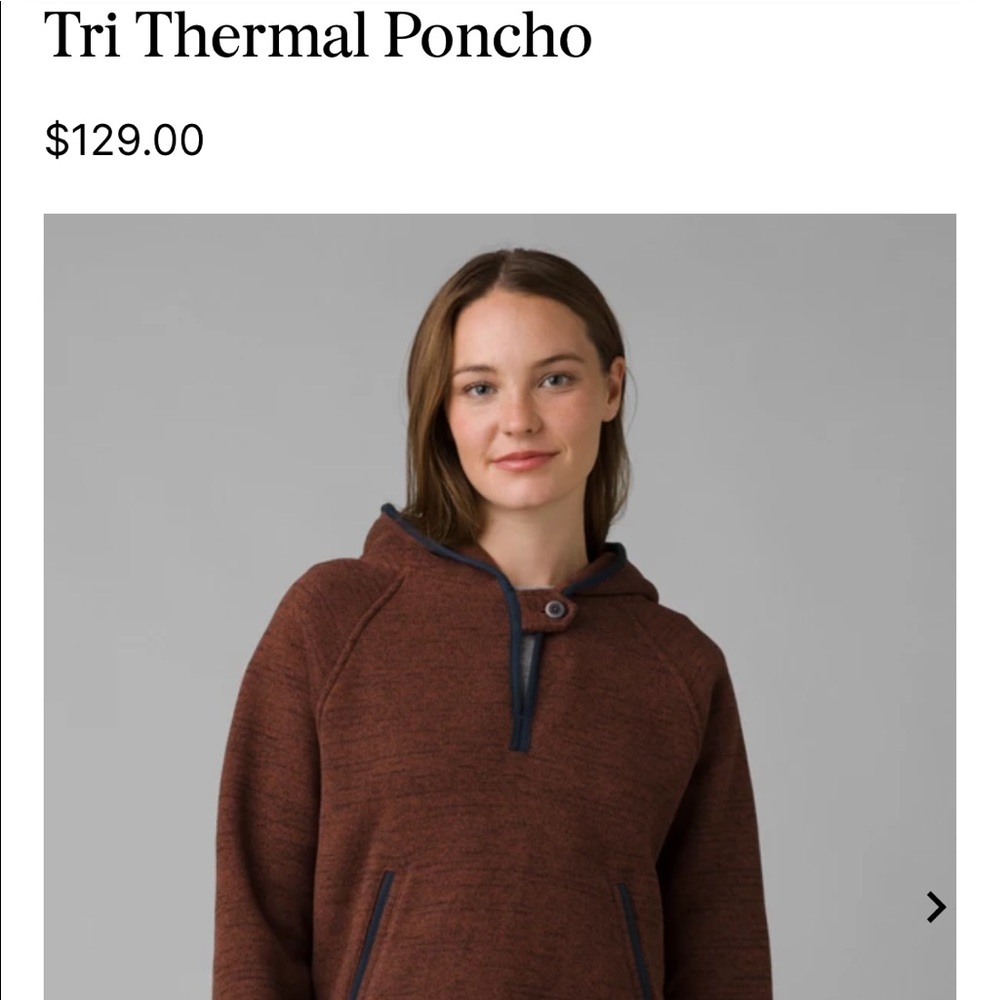 pRAna tri thermal poncho